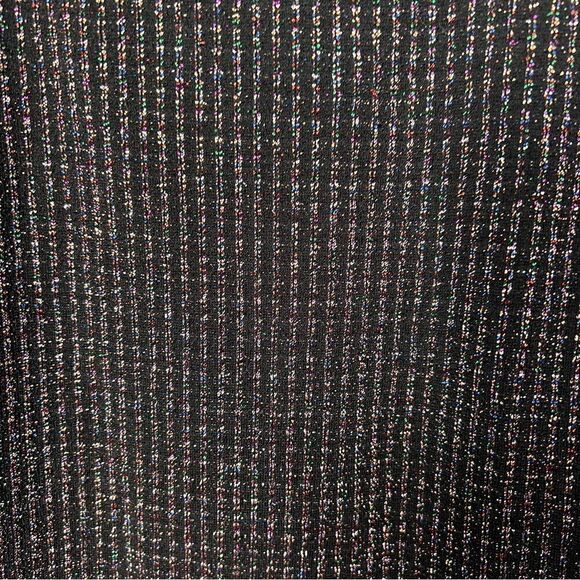 Loft Multicolor Shimmer Square Neck Long Sleeve Top - Picture 5 of 6